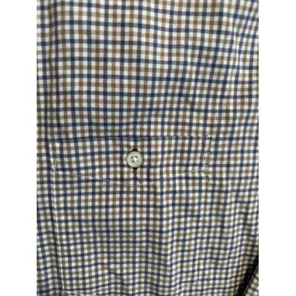 Criquet Men’s Button Down Long Sleeve Plaid XXL Shirt Cotton - Picture 3 of 4
